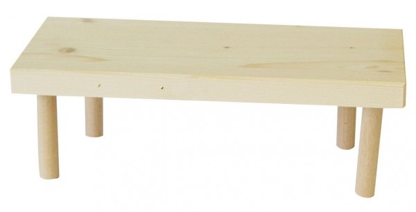 Sitzbrett für Nager, klein, Holz 28x13cm
