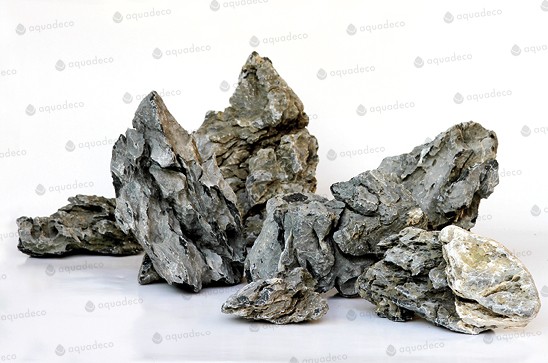 Minilandschaft grau 2.3-2.7kg Aquariumstein M leicht kalkhaltig
