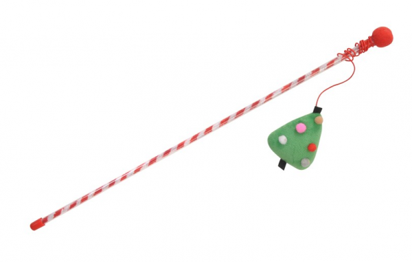 Spielangel mit Weihnachtsbäumchen 48.5cm