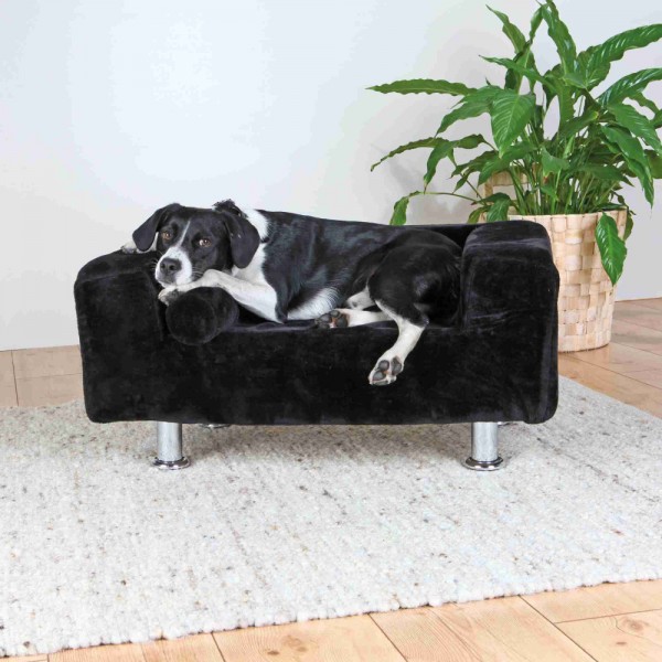 Hundesofa Sofa König 78x55cm, schwarz