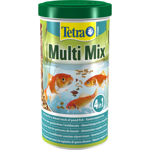 Hauptfutter für Teichfische Multi Mix 4in1 1L