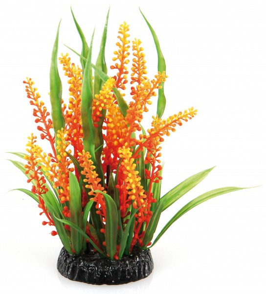Plastikpflanze Fantasy Plant QL grün-orange 20cm