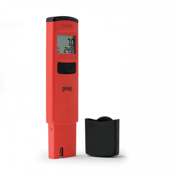 Elektronischer pH und Temperatur Tester pHep