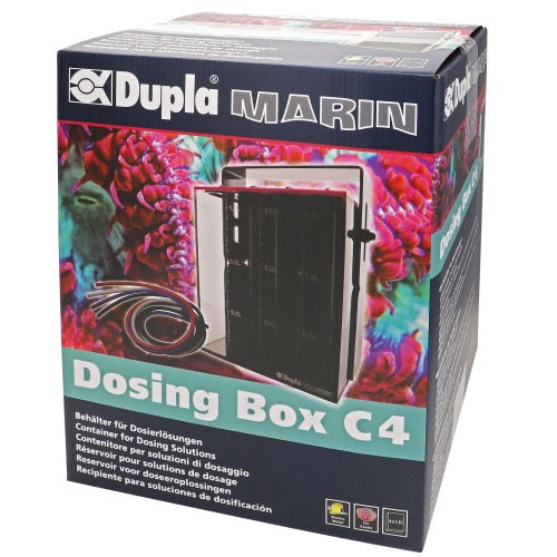 Dosing Box 4 C 4 Kammer a 1,5L für Dosierpumpe schwarz