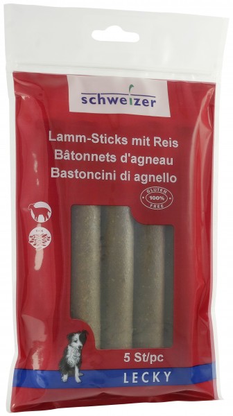 Lecky Lamm-Sticks mit Reis 5Stk.