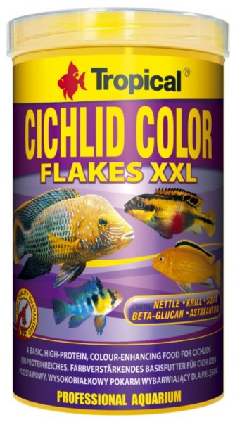 Flockenfutter Cichlid Color XXL 1L