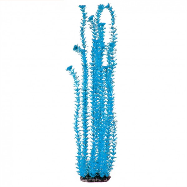 Plastikpflanze Fantasy blau 30cm