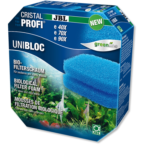 Bio-Filterschaum Einsatz UNIBLOC e für CP e40X / e70X / e90X greenline 2Stk